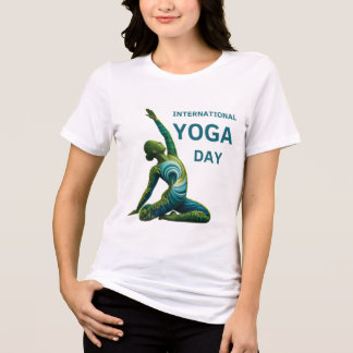 Internationell-dagen i Yoga T Shirt
