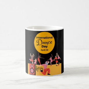 Internationell Dance Day Världsdag Kaffemugg