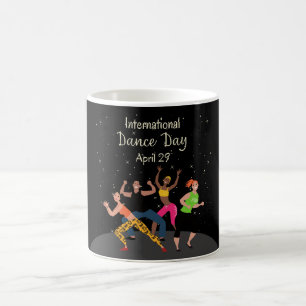 Internationell Dance Day Världsdag Kaffemugg