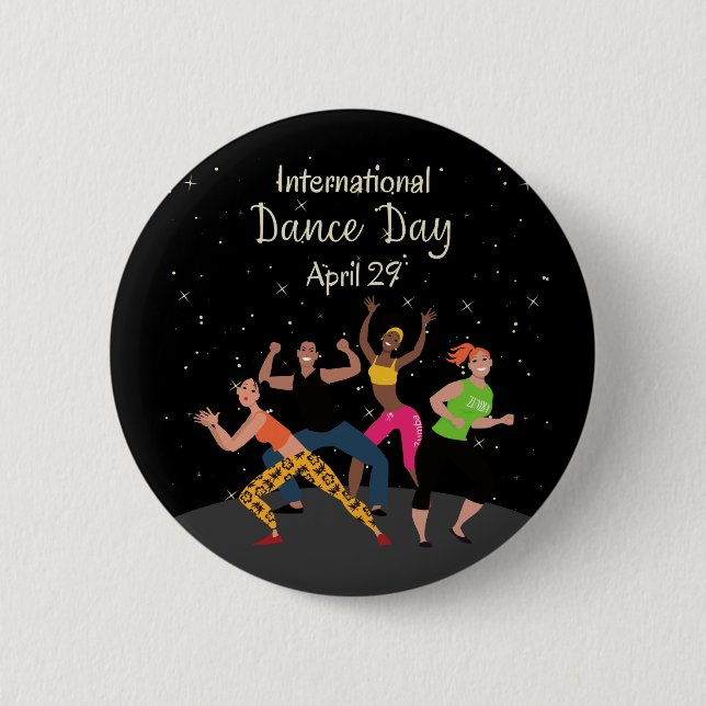 Internationell Dance Day | Världsdag Knapp (Framsida)
