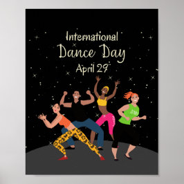 Internationell Dance Day | Världsdag Poster