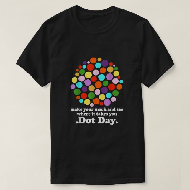 Internationell Dot Day 2022, Dot Day Women Manar K T Shirt (Design framsida)