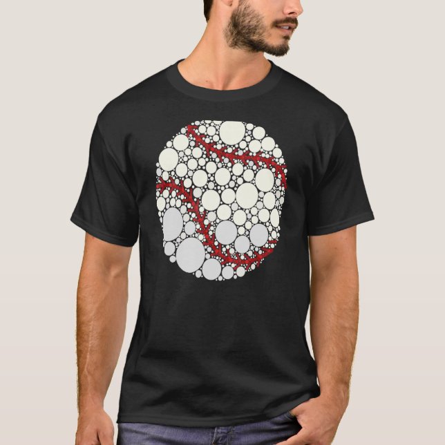 Internationell Dot Day Baseball Polka Dot Sports K T Shirt (Framsida)