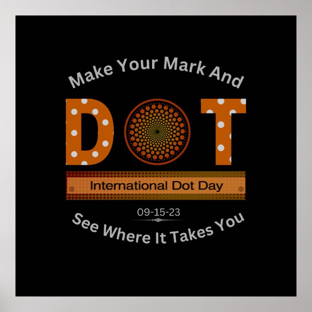 Internationell Dot Day Design Poster (Framsidan)