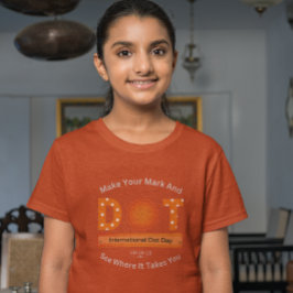 Internationell Dot Day Design T Shirt