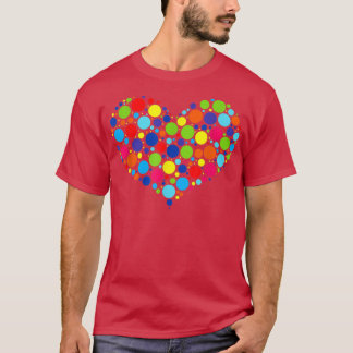Internationell Dot Day Heart 15 september Cute Po T Shirt