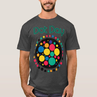 Internationell Dot Day Retro Bauhaus Design T Shirt