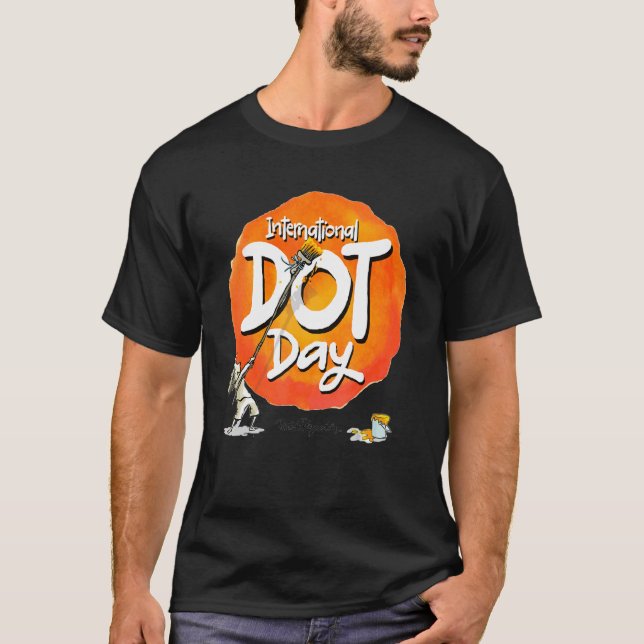 Internationell Dot Dot Day 2022 Lycklig Dot Day T Shirt (Framsida)