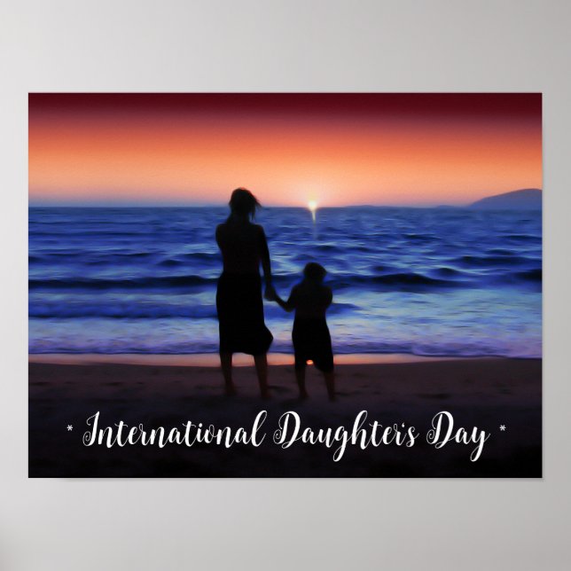 Internationell Dotter-dagen Poster (Framsidan)