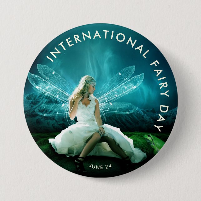 Internationell Fairy Day Knapp (Framsida)