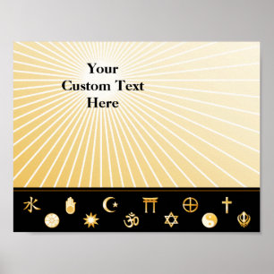 Internationell Faiths Poster