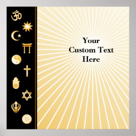 Internationell Faiths Poster