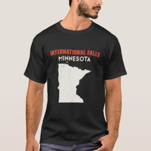 Internationell Falls Minnesota USA, USA, TR T Shirt