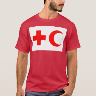 Internationell Federation of Red Kor and Red Cres T Shirt