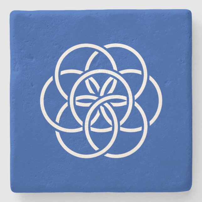 Internationell Flagga av Planet Earth Stenunderlägg (Framsidan)