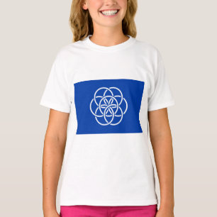 Internationell Flagga av Planet Earth T Shirt