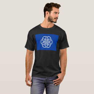 Internationell Flagga av Planet Earth T Shirt