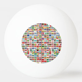 INTERNATIONELL FLAGGOR PINGISBOLL