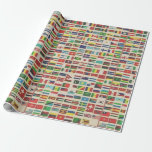 INTERNATIONELL FLAGGOR PRESENTPAPPER<br><div class="desc">INTERNATIONELL FLAGGOR WRAPPING PAPPER</div>