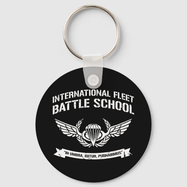Internationell Fleet Battle School Ender Nyckelring (Framsida)