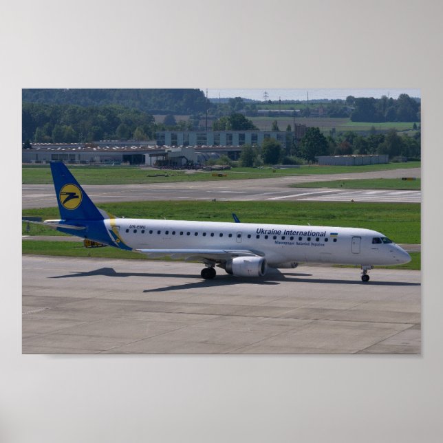 Internationell-flygplanet i Ukraina Poster (Framsidan)