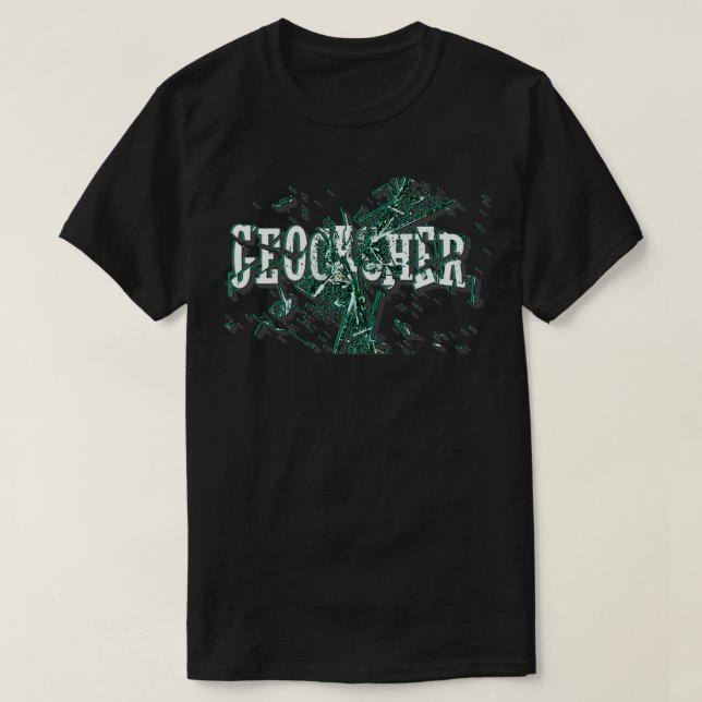 INTERNATIONELL GEOCACHING DAY AUGUS0 T SHIRT (Design framsida)