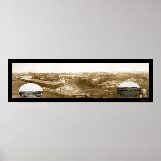 Internationell Harvester Auburn Photo 1907 Poster (Framsidan)