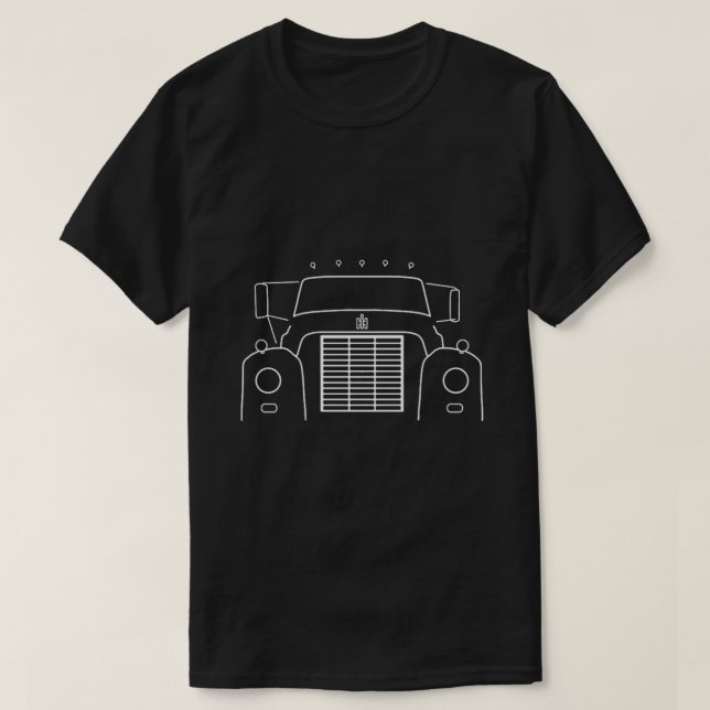 Internationell Harvester Heavy Lastbil T Shirt (Design framsida)