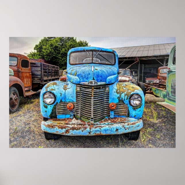 INTERNATIONELL HARVESTER LASTBIL 1946 POSTER (Framsidan)