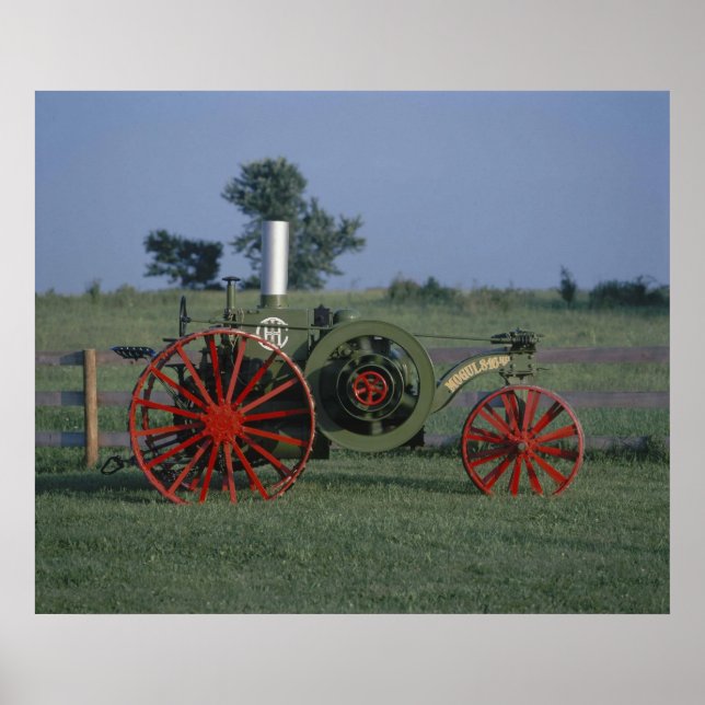 Internationell Harvester Mogul 8-16-traktor Poster (Framsidan)