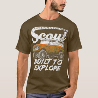 Internationell Harvester Scout II Retro Stil Byggt T Shirt
