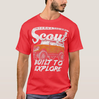 Internationell Harvester Scout II Retro Stil Byggt T Shirt