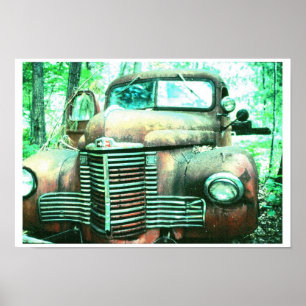Internationell Harvesterlastbil Poster