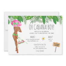 Internationell inbjudan till Bachelorette Beach He