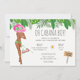 Internationell inbjudan till Bachelorette Beach He