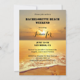 Internationell inbjudan till Bachelorette Beach He