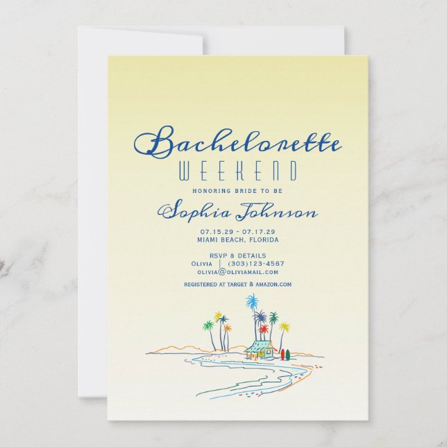 Internationell inbjudan till Beach Helg Bacheloret (Framsida)