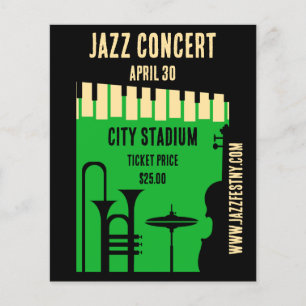 Internationell jazz dag 30 april flygblad