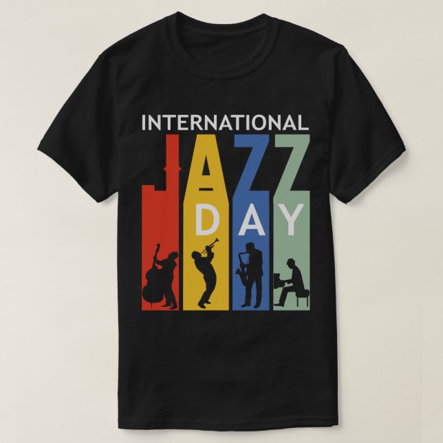 Internationell Jazz-dagen Tee (Design framsida)