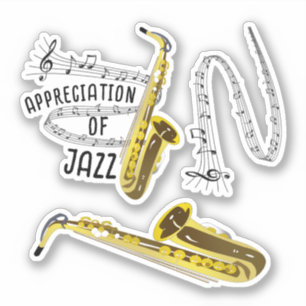 Internationell Jazz-uppskattning Klistermärken