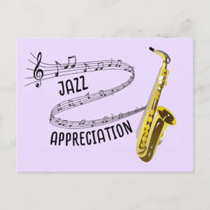 Internationell Jazz-uppskattning Vykort