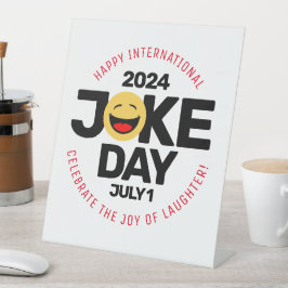 Internationell Joke Day Laughing Ansikte