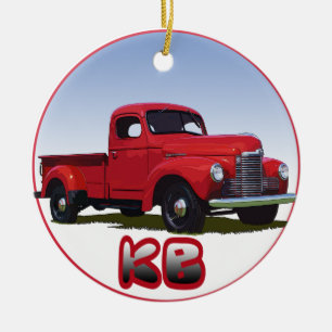 Internationell KB Pickup Lastbil Ornament