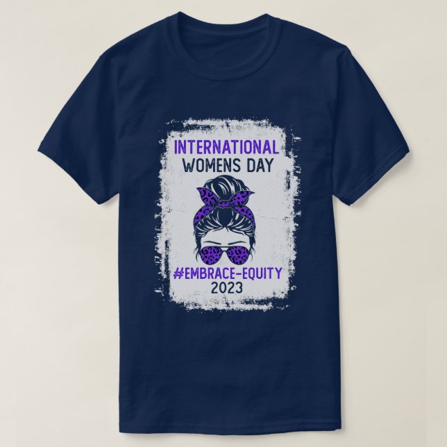 internationell, kvinnans dag, Embrace Equity T Shirt (Design framsida)
