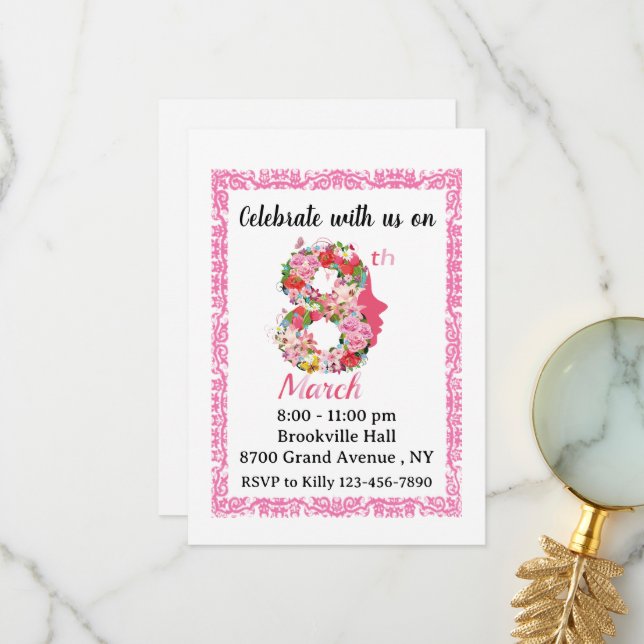 Internationell kvinnodag 08 2024 Inbjudan (Fram/Back In Situ)