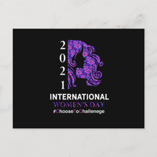 Internationell kvinnodag 2021 Välj utmaning Vykort
