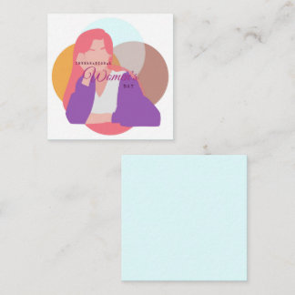 Internationell Kvinnodag Anteckningskort