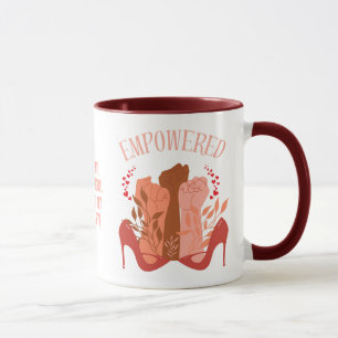 Internationell kvinnodag, EMPOWERED Fists Stiletto Mugg