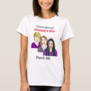 Internationell kvinnodag - Marcy 8:e T Shirt