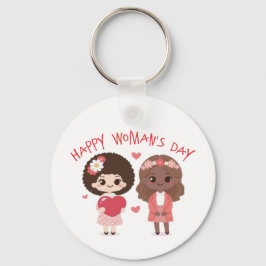 Internationell Kvinnodag Nyckelring